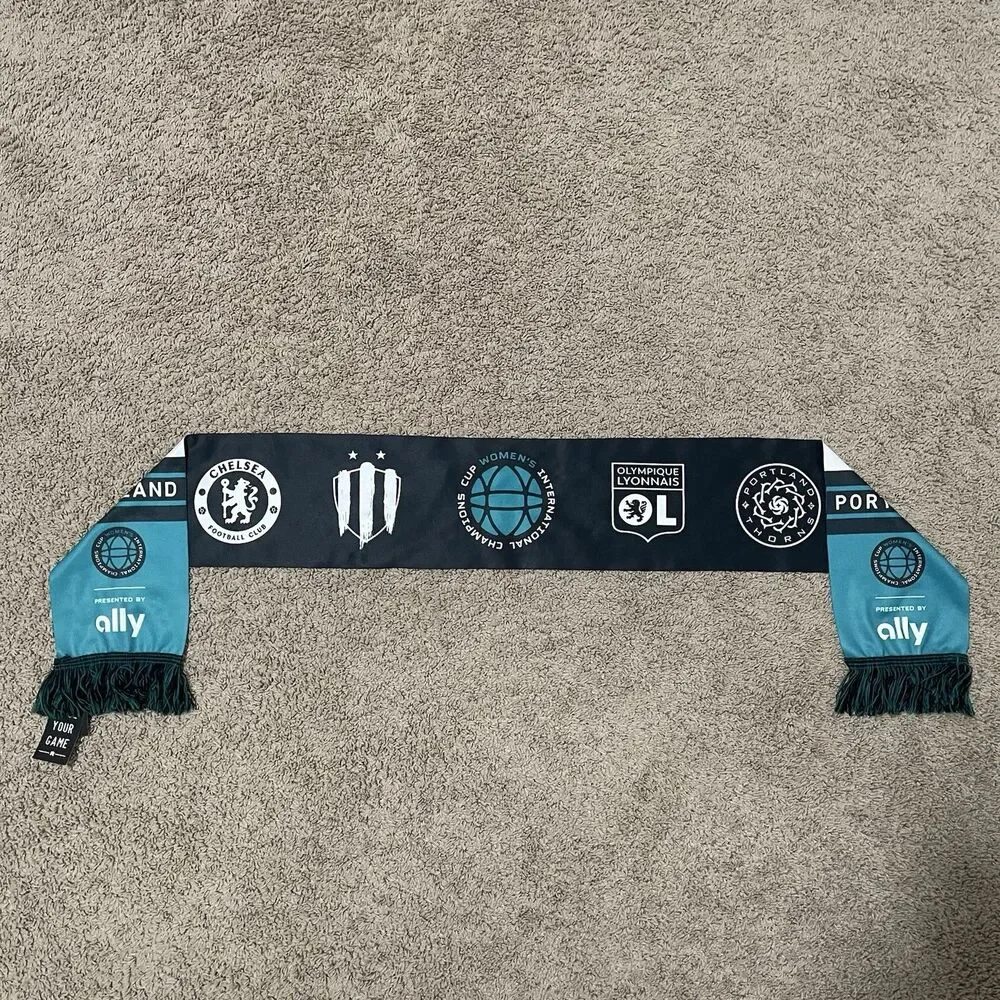 Portland Thorns Scarf 2022 Women International Champions Cup Soccer Ruffneck NEW